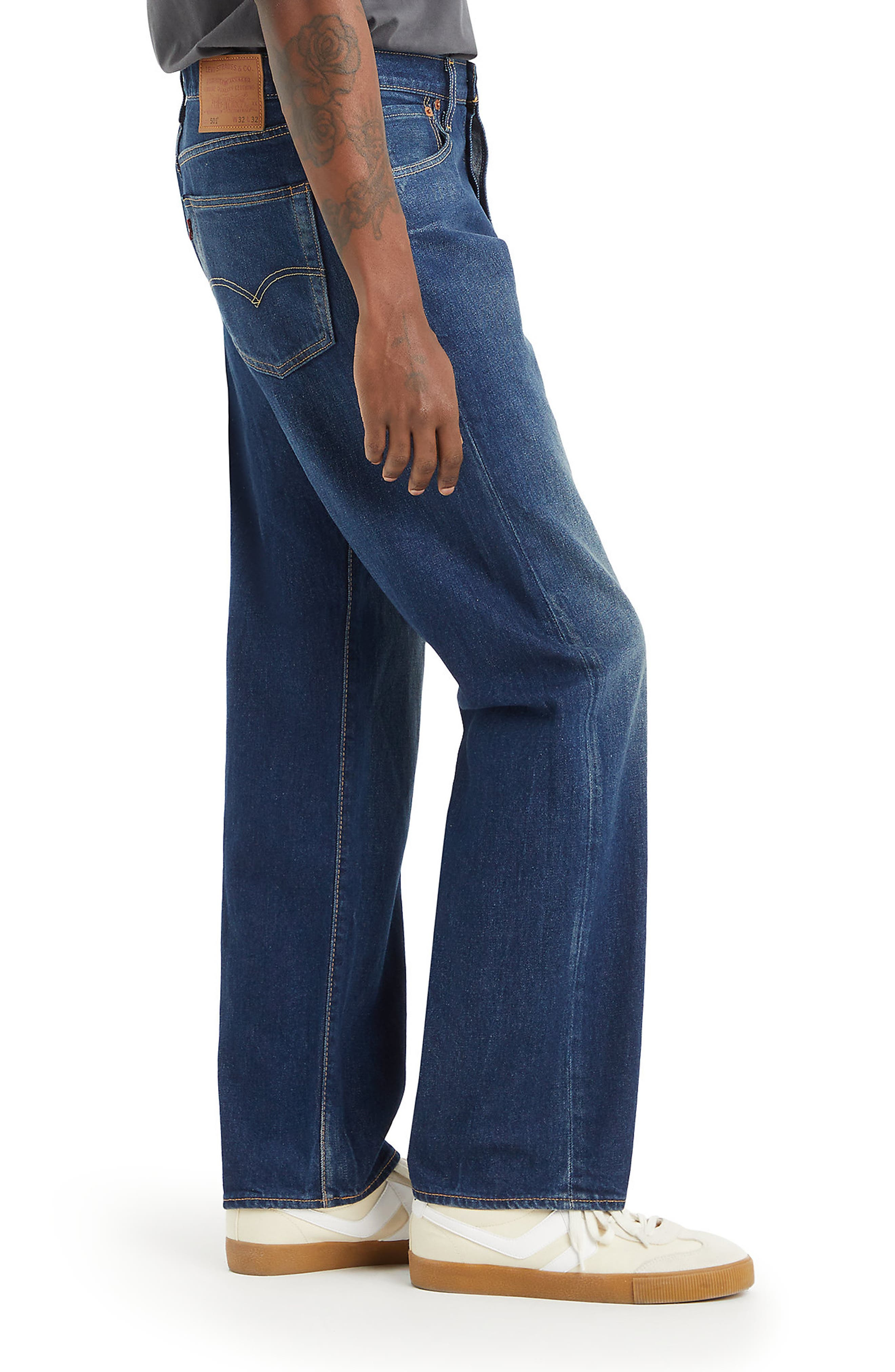 levi's 501® Original Straight Leg Jeans in Its Time To Go Stretch at Nordstrom - 3