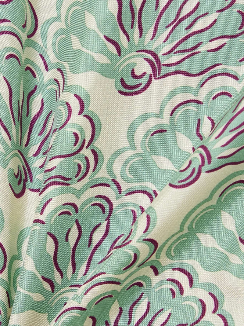 Boy printed silk satin-twill shirt 5