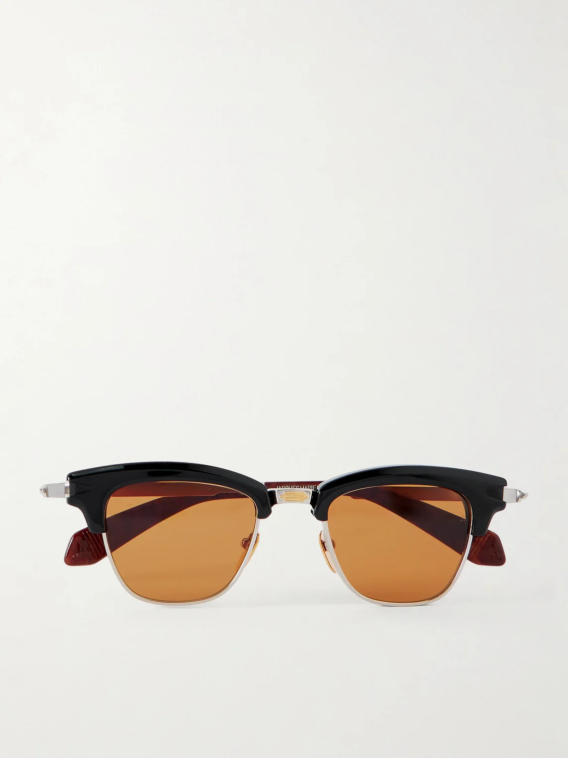 Sartre D-Frame Acetate and Silver-Tone Sunglasses - 1