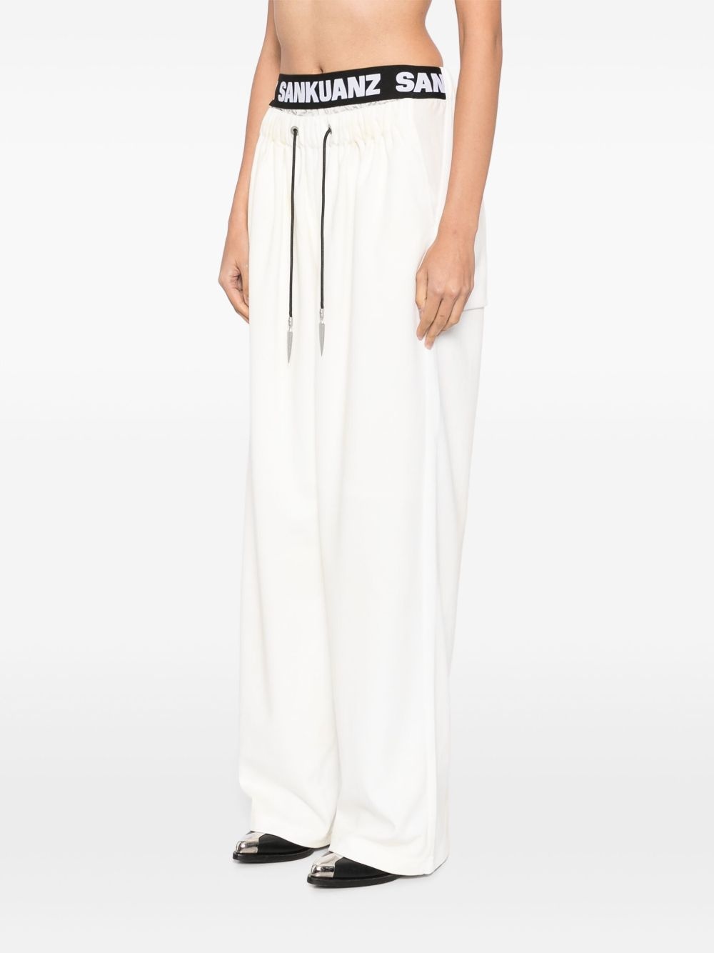 faded track pants - 3