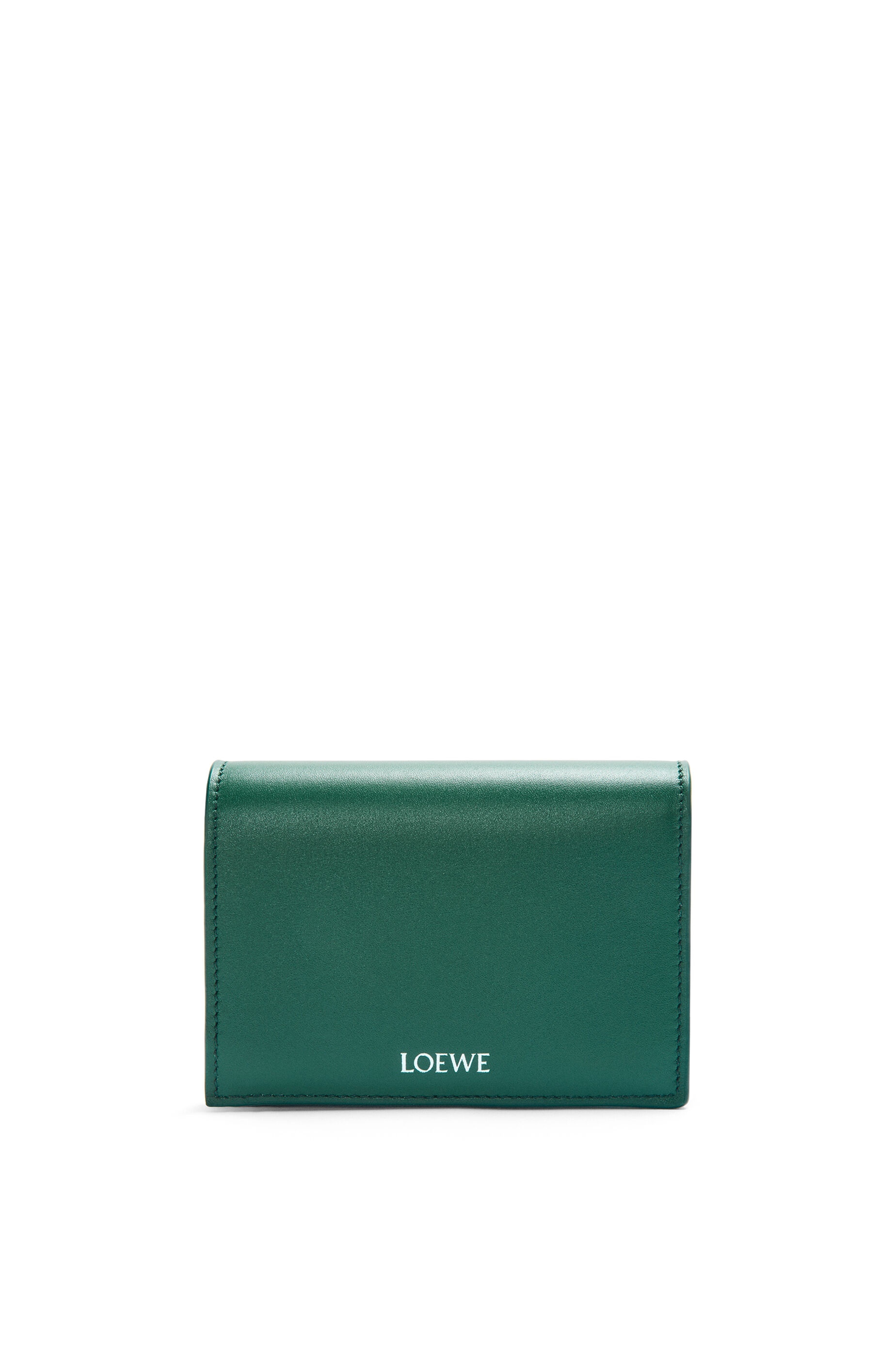 Folded wallet in shiny nappa calfskin - 1