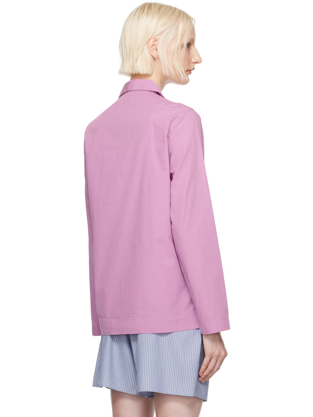 Purple Long Sleeve Pyjama Shirt - 3