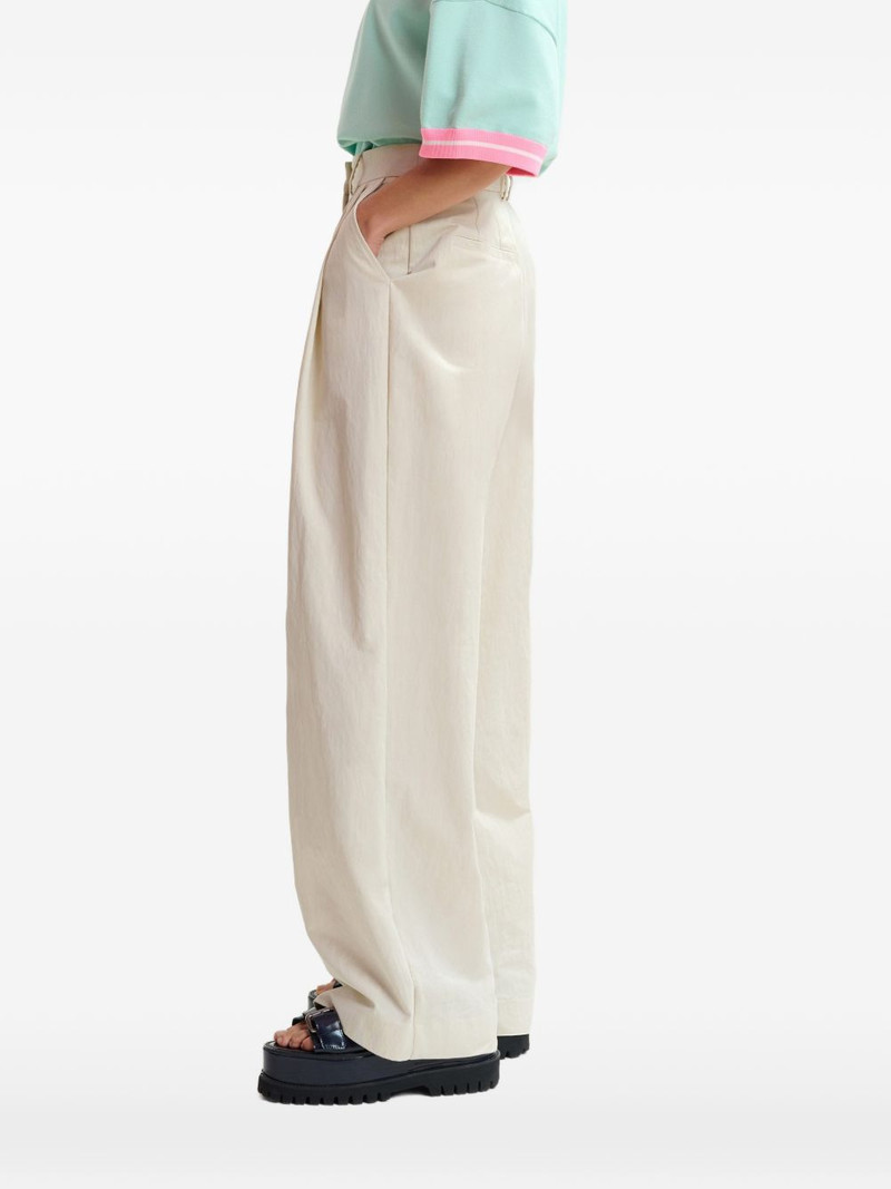 Jazmine belt-loop pleated trousers 4