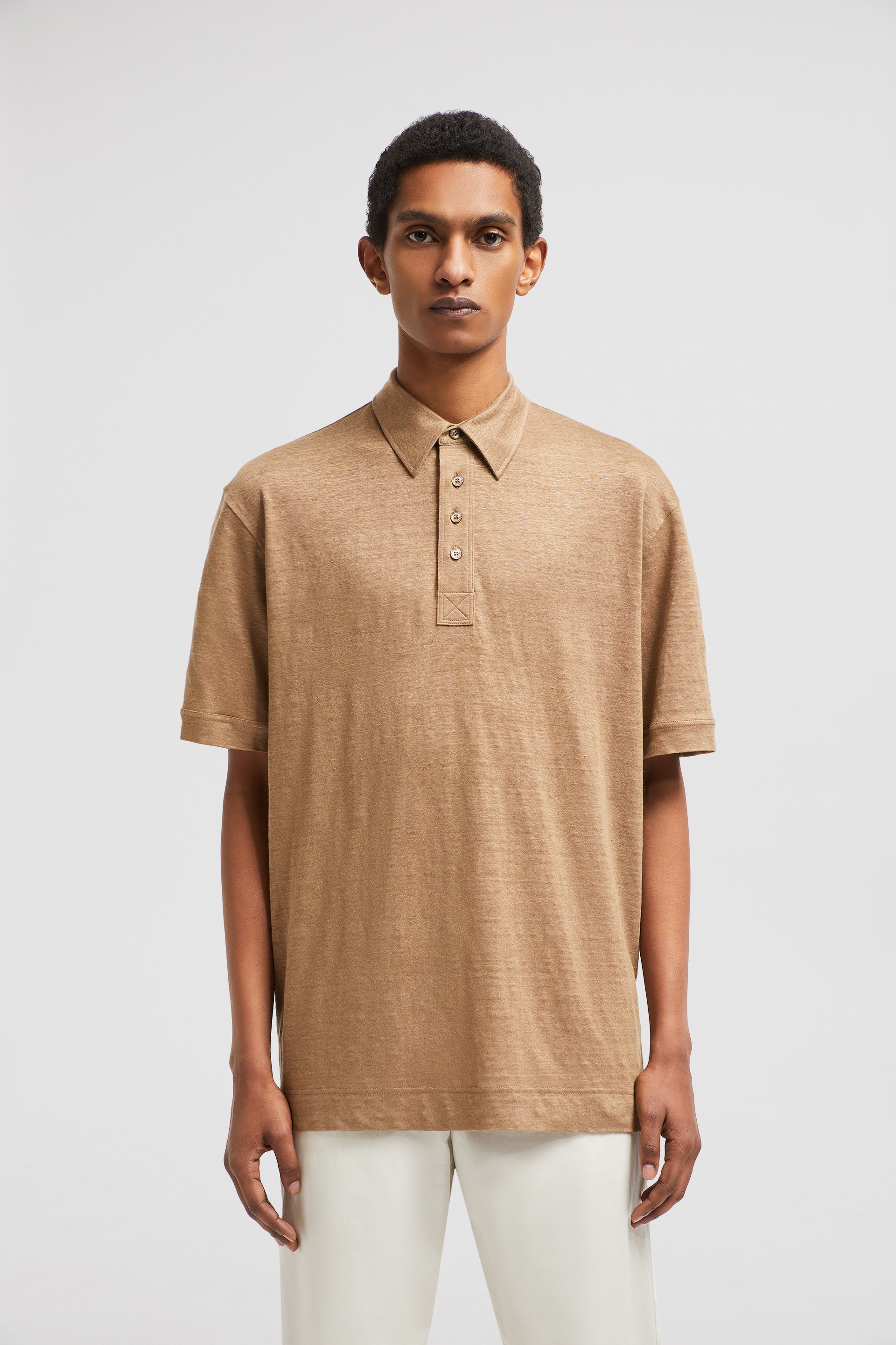 Linen Polo Shirt - 3
