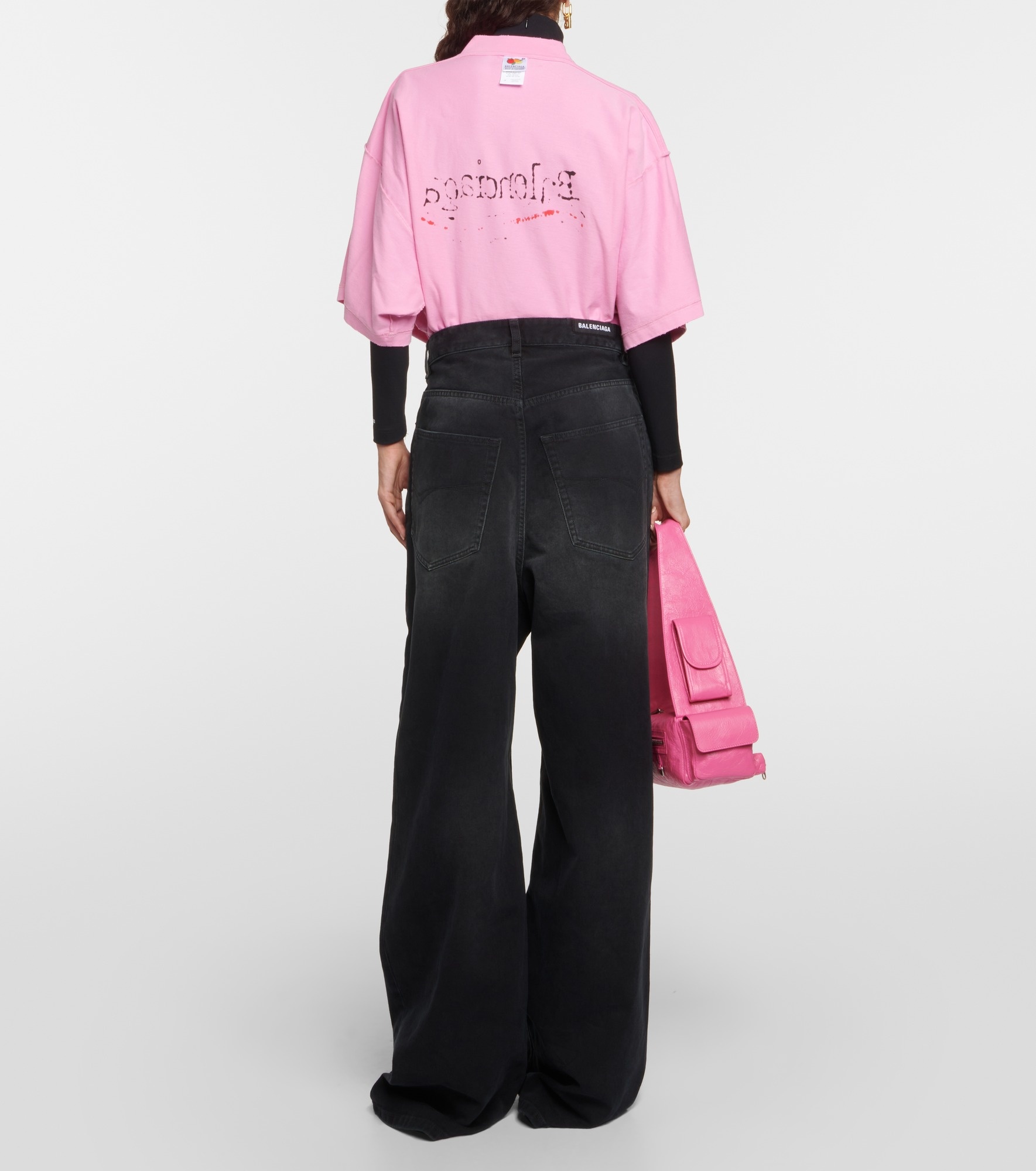 High-rise wide-leg jeans - 3