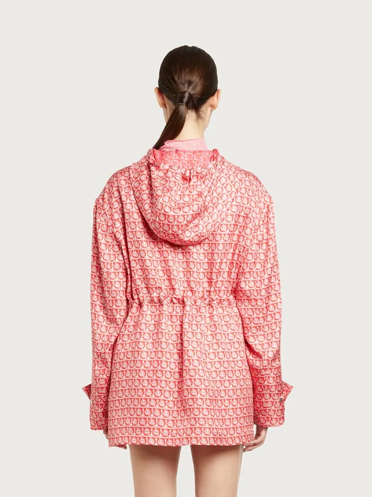 REVERSIBLE SILK PARKA - 3