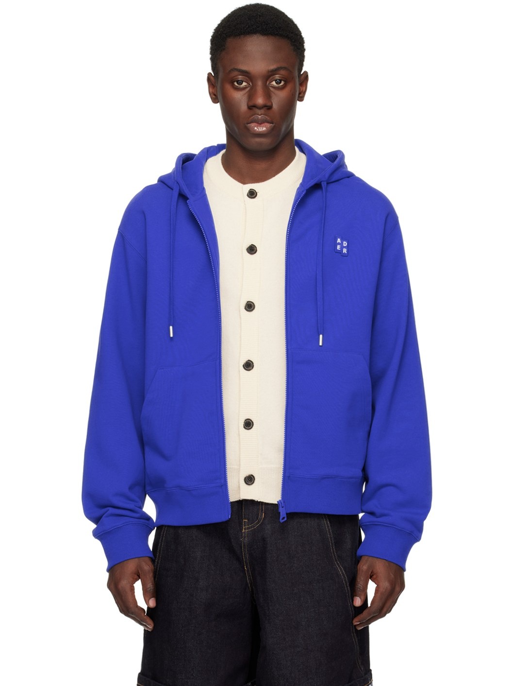 Blue TRS Tag Hoodie - 1