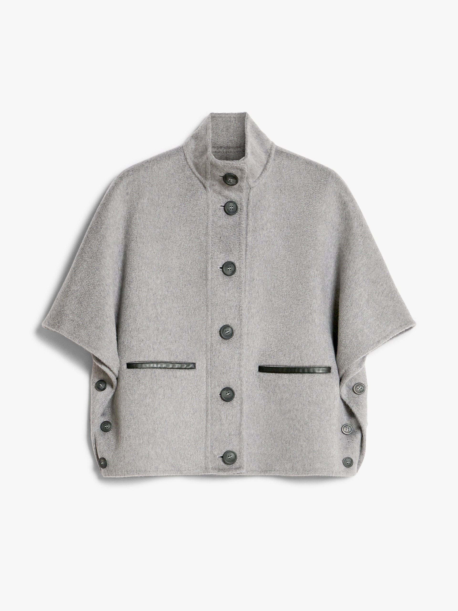 ROLL Short cashmere cape - 1