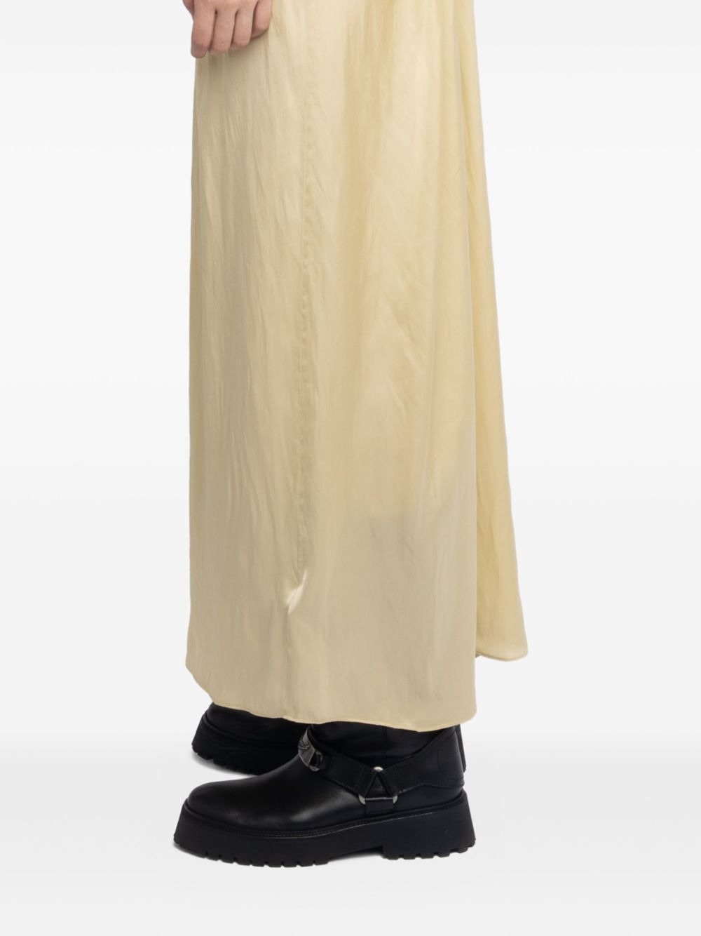Ristym spaghetti-strap gathered maxi dress - 5