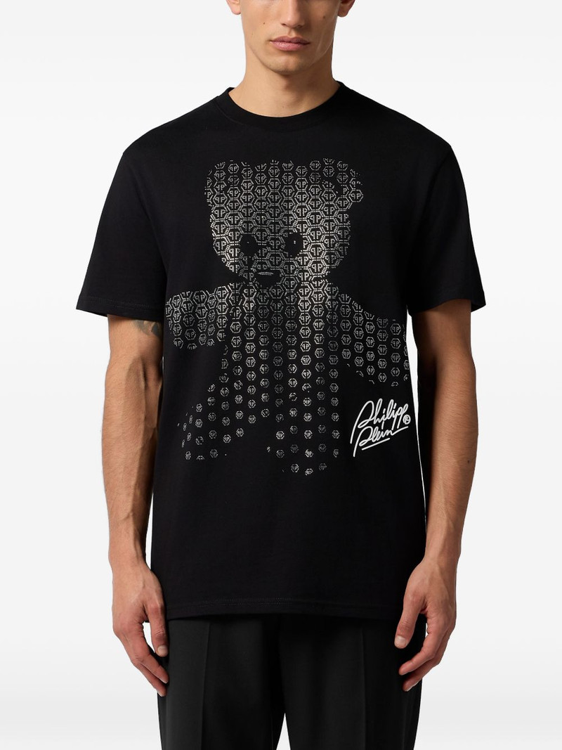 PHILIPP PLEIN rhinestone-teddy T-shirt outlook