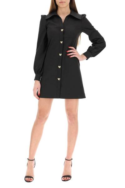 Moschino SHIRT DRESS WITH TEDDY BEAR BUTTONS outlook