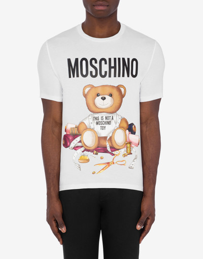 Moschino TAILOR TEDDY BEAR ORGANIC JERSEY T-SHIRT outlook