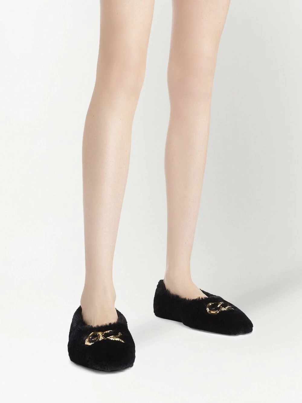 Lucreciia faux fur loafers - 5