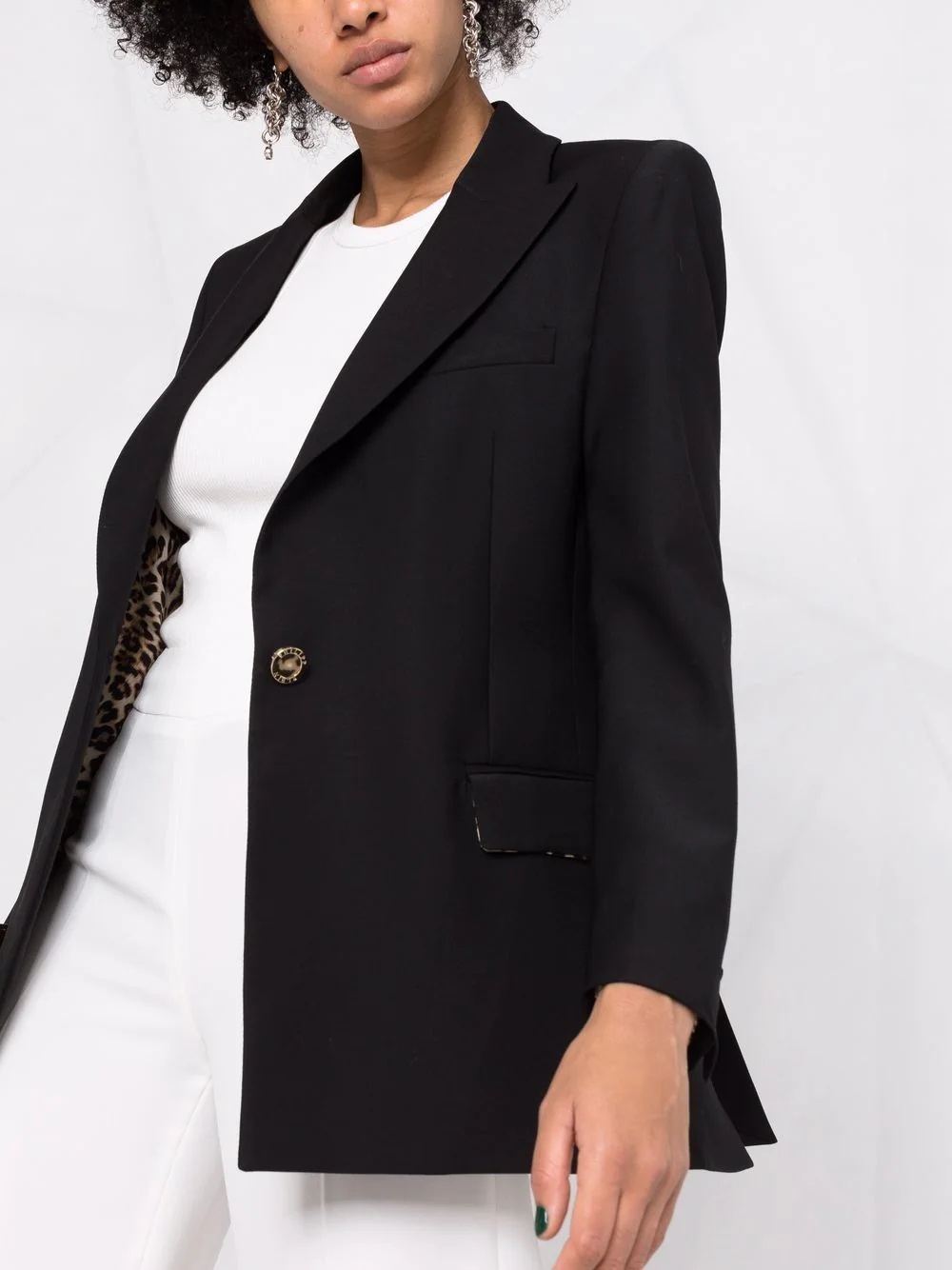 peaked lapel blazer - 3