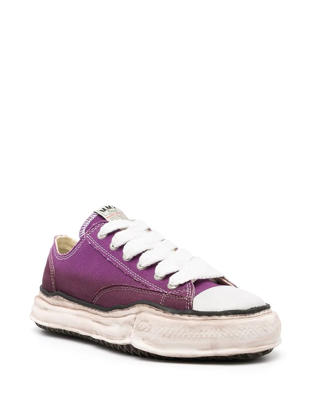 warped-sole low-top sneakers - 2