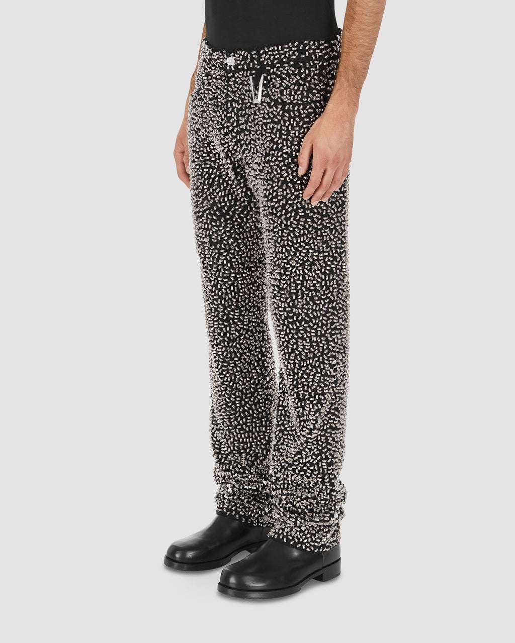 MENS STUDDED 6 POCKET JEANS MADE TO ORDER - 3