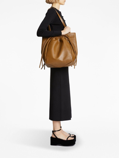 Proenza Schouler leather drawstring tote outlook