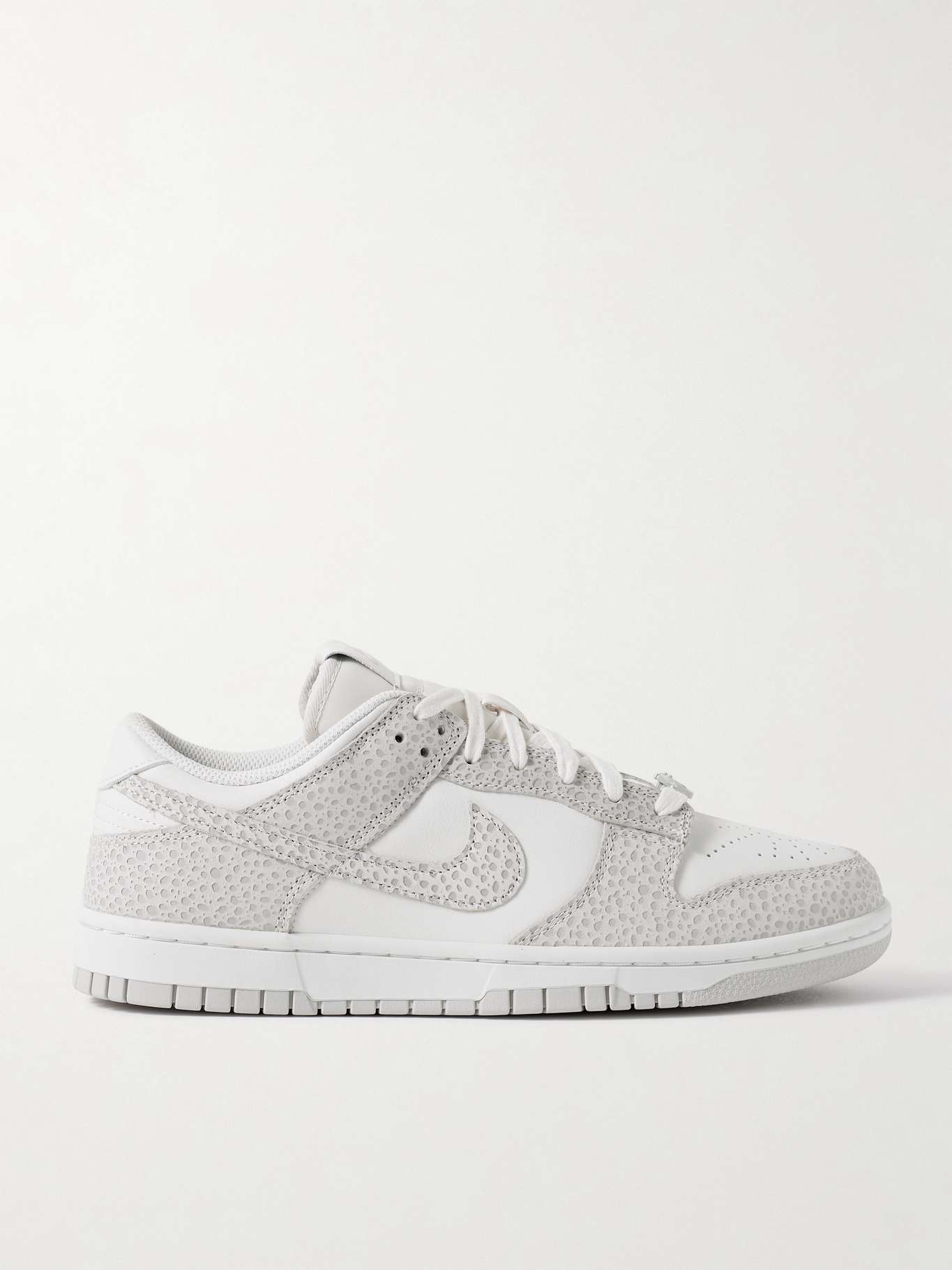 Dunk Low PRM smooth and textured-leather sneakers - 1