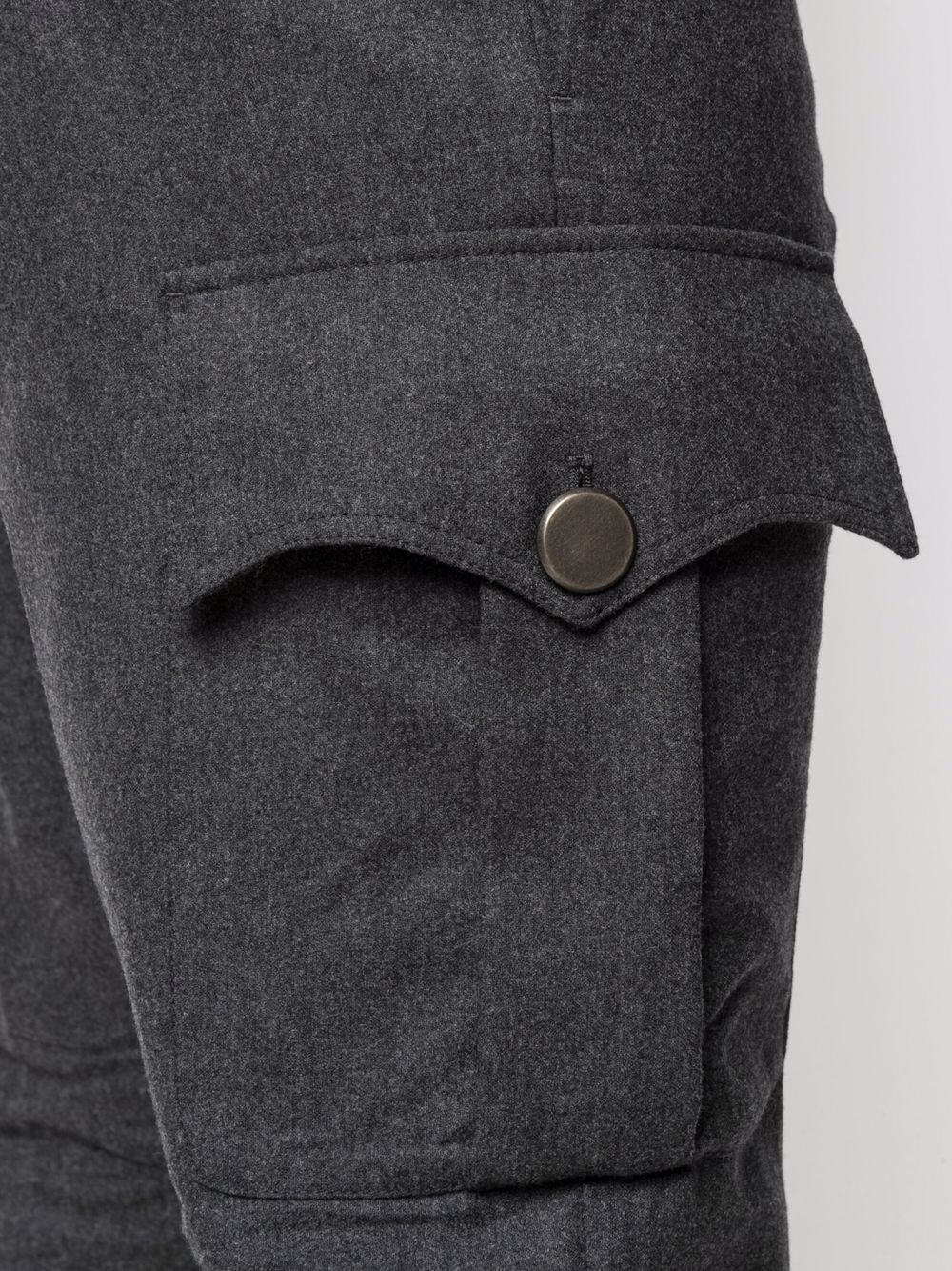 felt tapered trousers - 5
