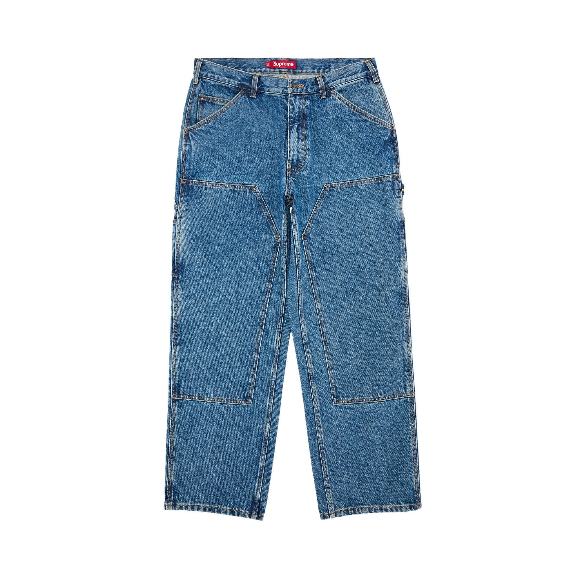 Supreme Supreme Double Knee Painter Pant 'Washed Indigo' | REVERSIBLE
