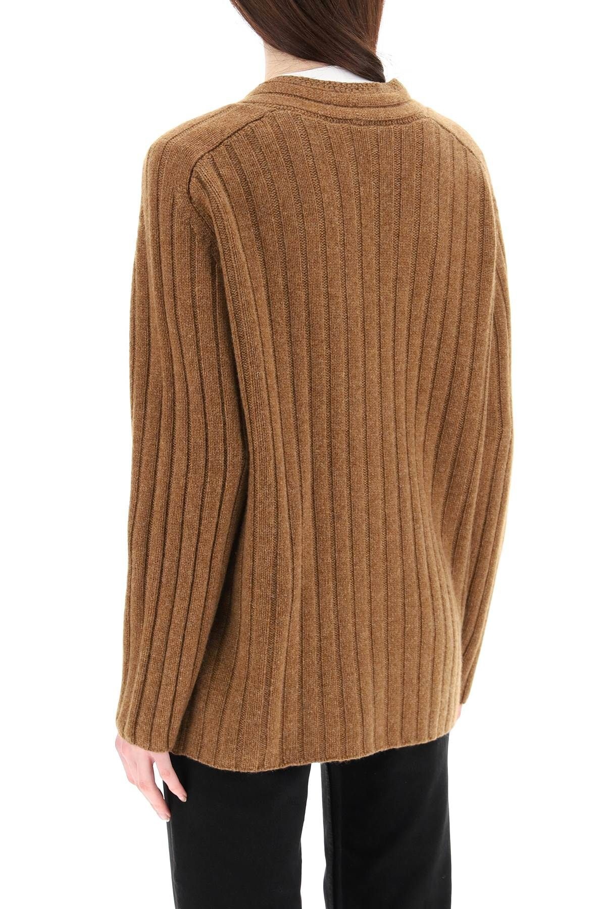 BUFFY CASHMERE CARDIGAN - 4