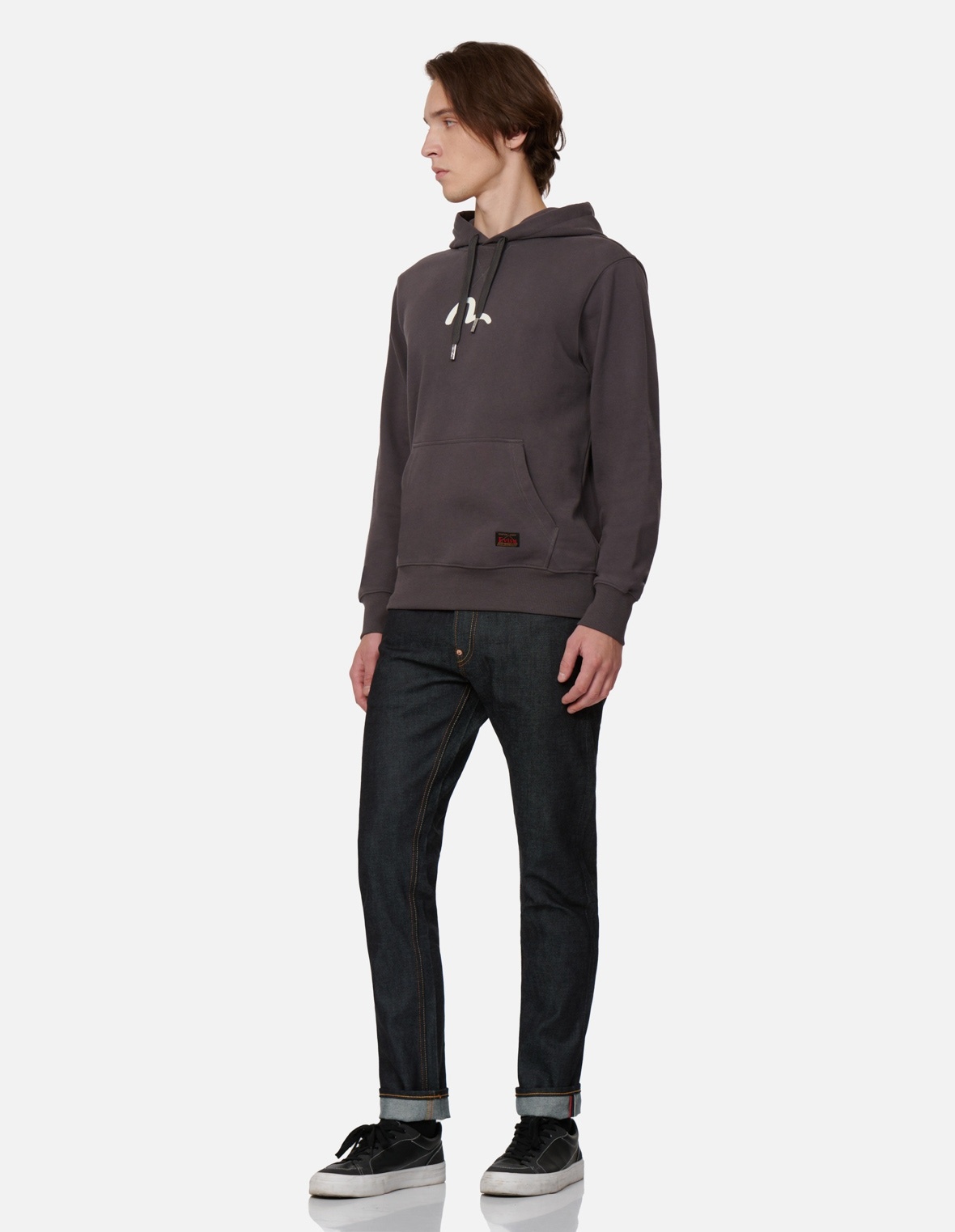 SEAGULL PRINT HOODED SWEATSHIRT - 3
