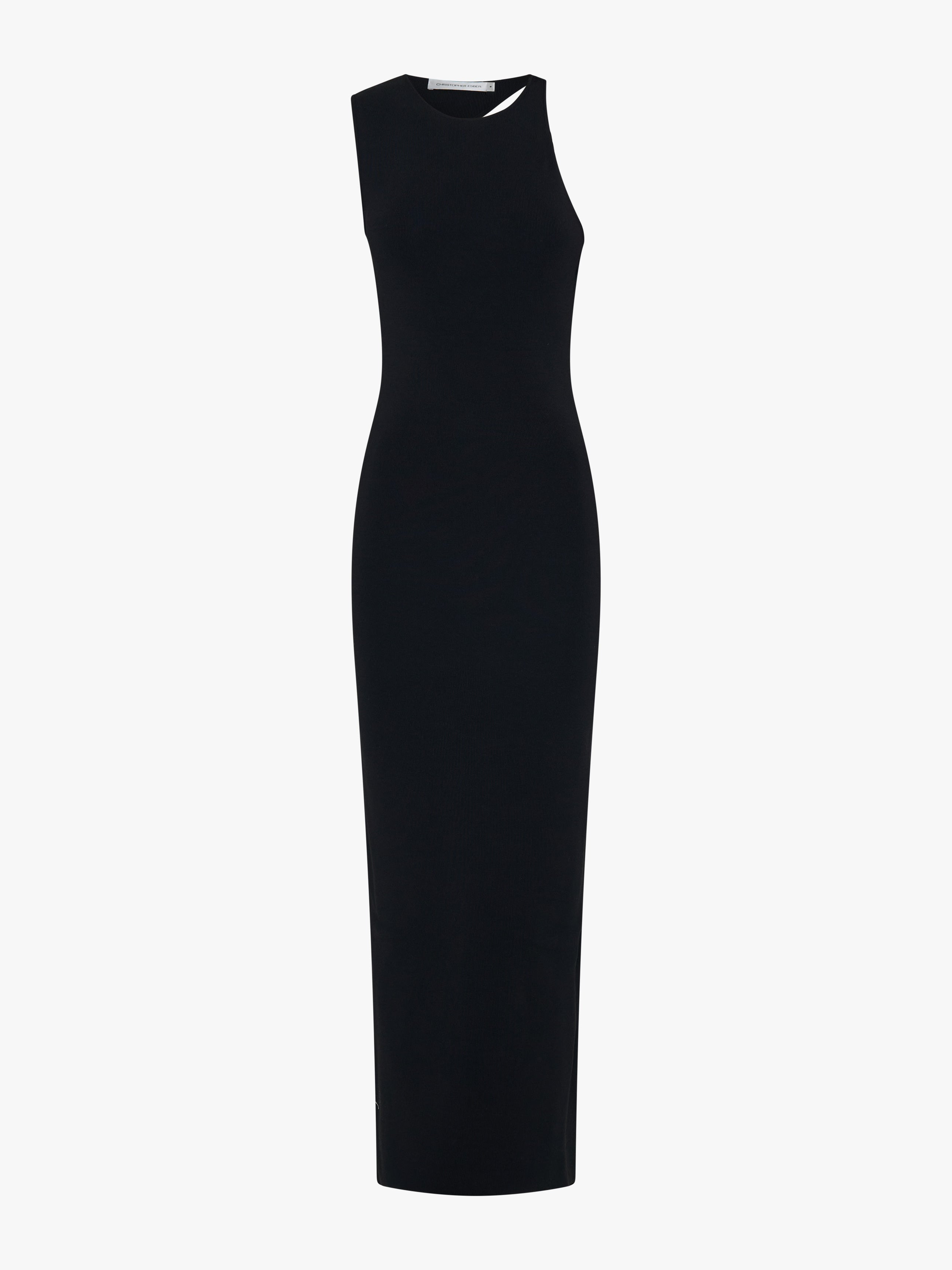 Encased Nature Resin Knit Column Dress - 6