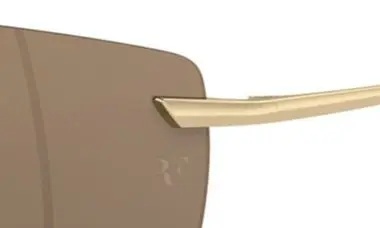 Roger Federer 138mm Rimless Shield Sunglasses - 6