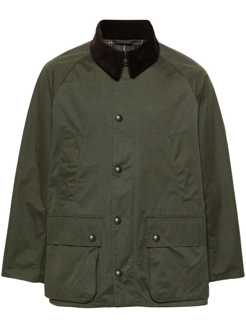 Bedale contrasting-collar jacket 1