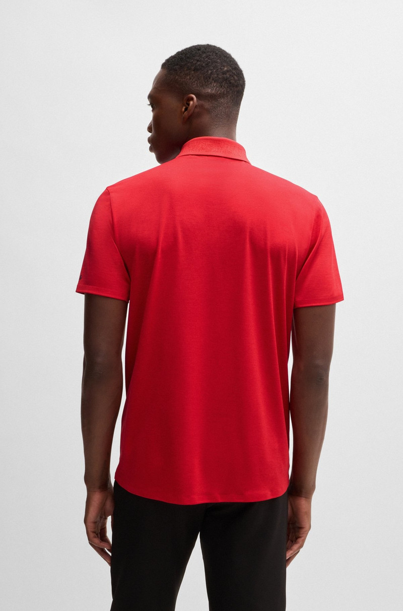 QUICK-DRY STRETCH-JERSEY POLO SHIRT WITH LOGO DETAIL 5