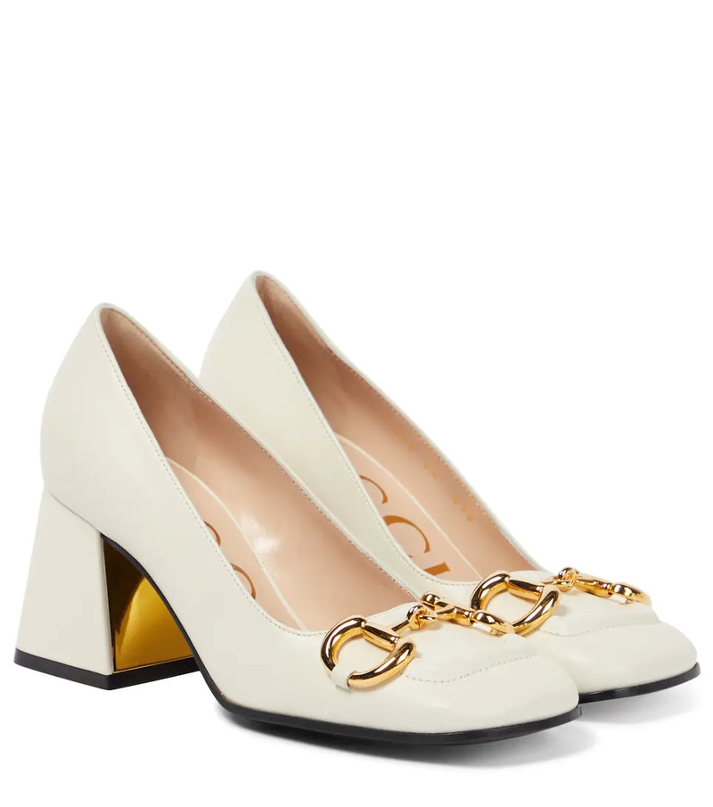 Horsebit mid-heel pumps - 1