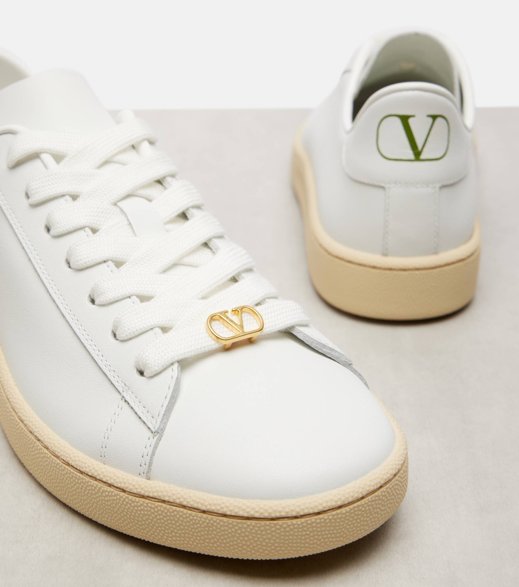 Royco VLogo leather sneakers - 5