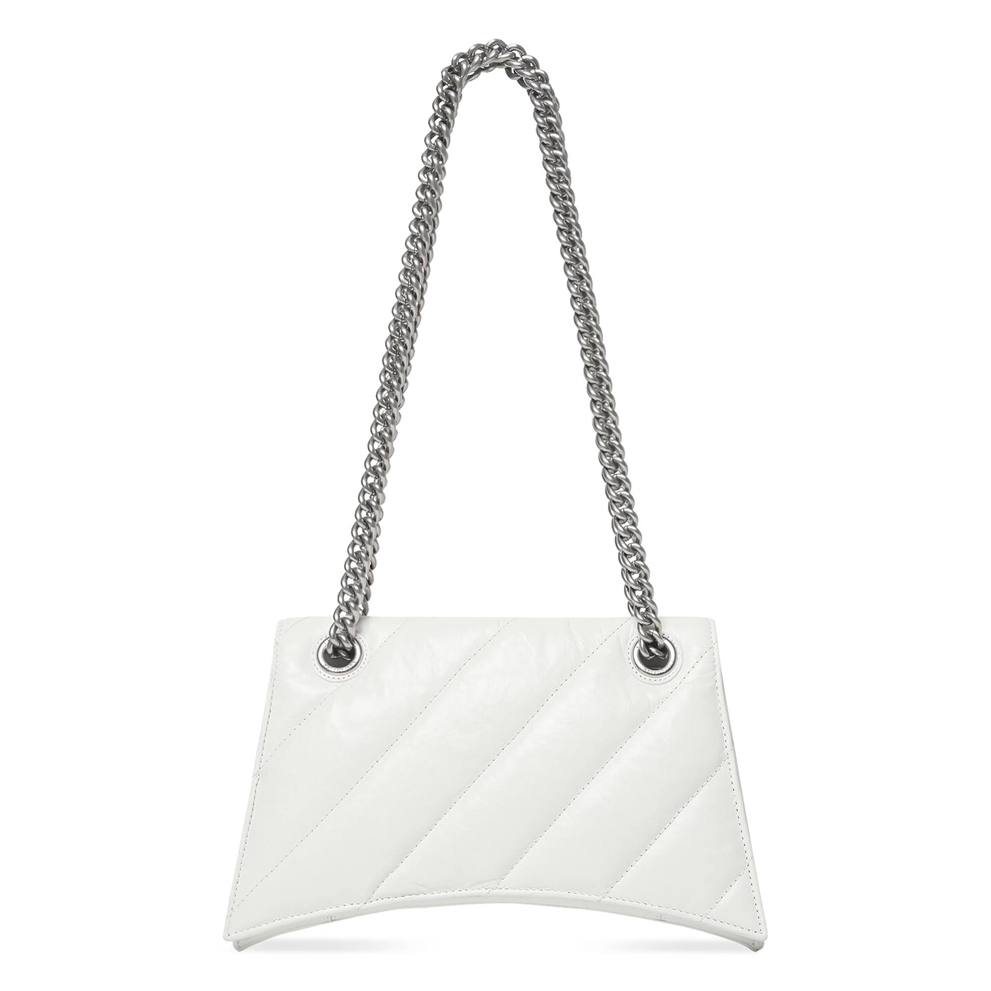 Balenciaga Small Crush Chain Bag 'Optic White' - 2