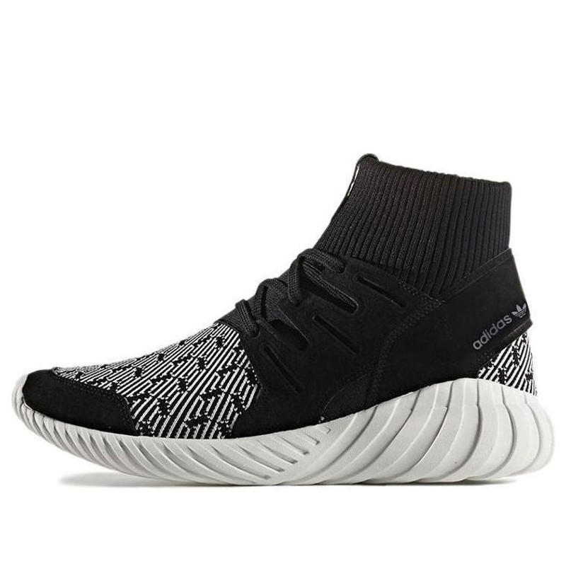 adidas Tubular Doom Primeknit 'Black White' S80096 - 1