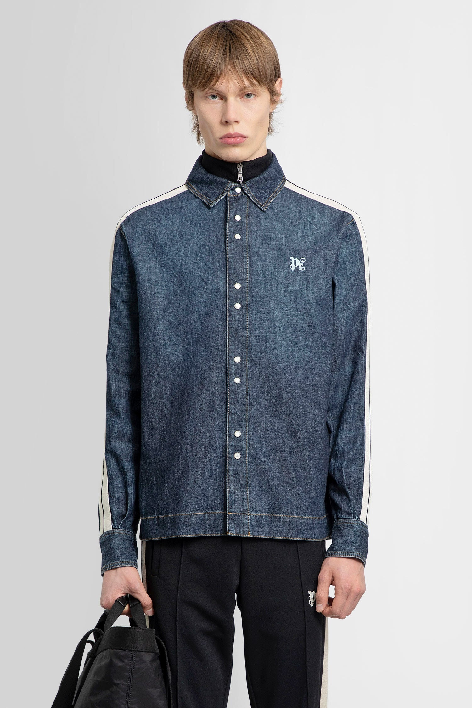 Palm Angels Monogram-Track-Denim-Jacket | antonioli | REVERSIBLE