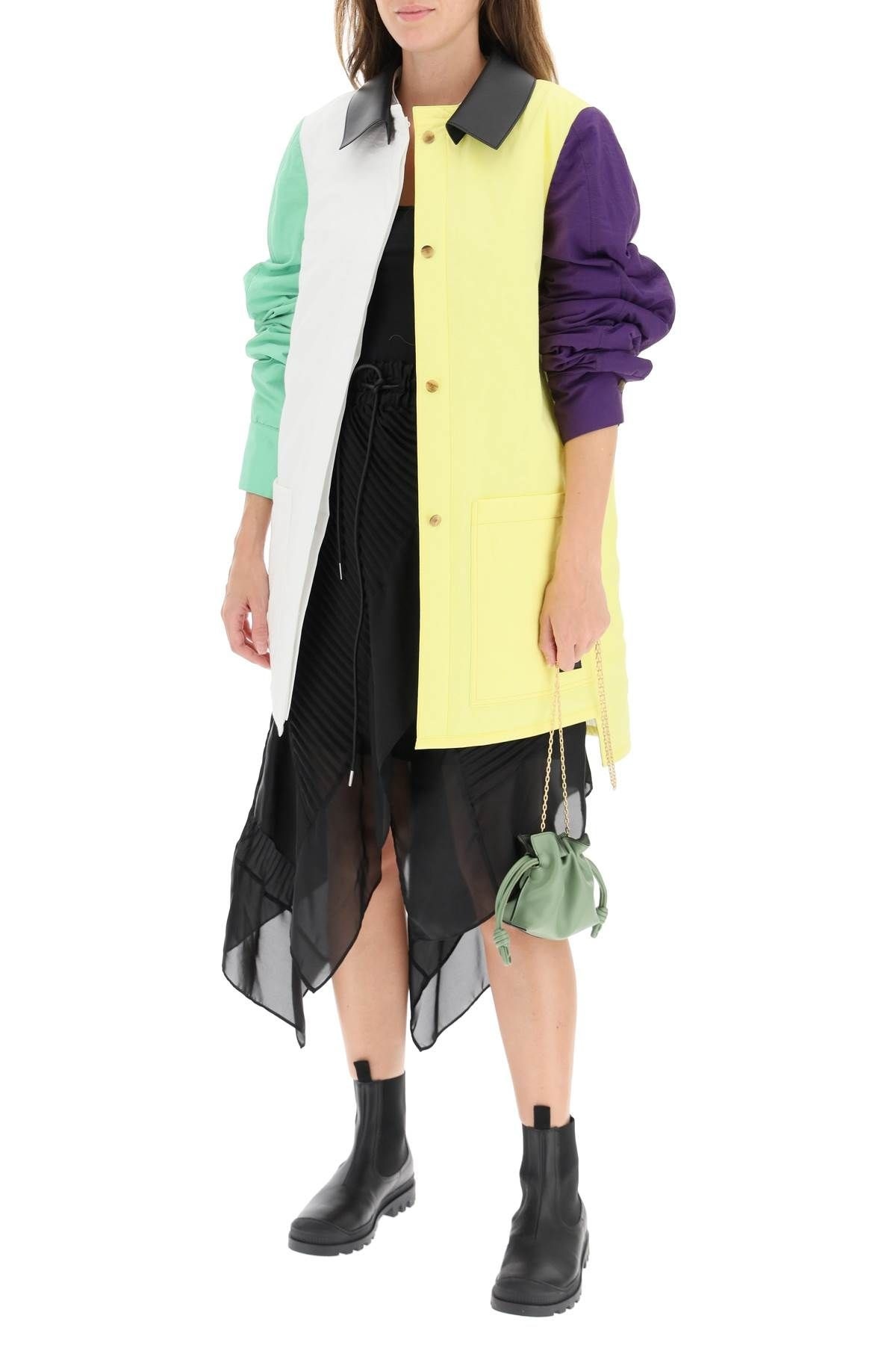 OVERSIZED COLOR BLOCK BLOUSON - 2