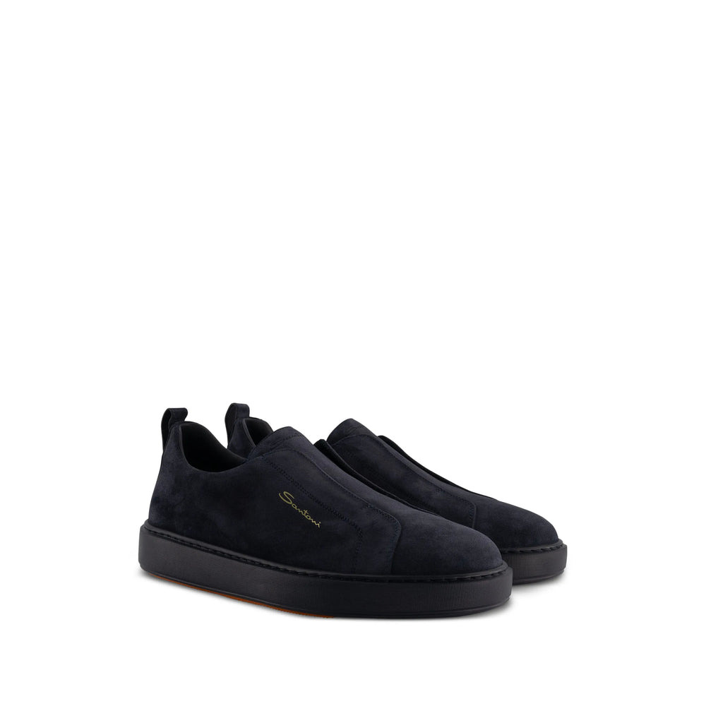 Santoni Blue Loafers Men - 4