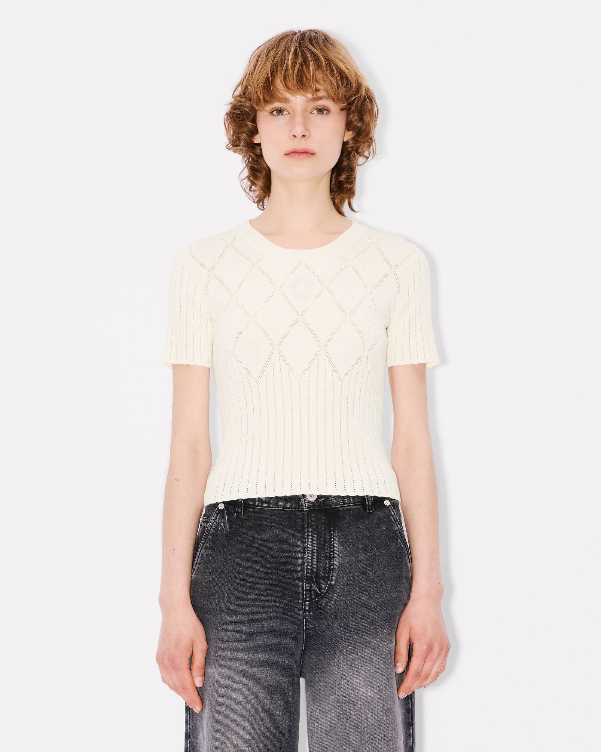Short sleeve knit top - 3