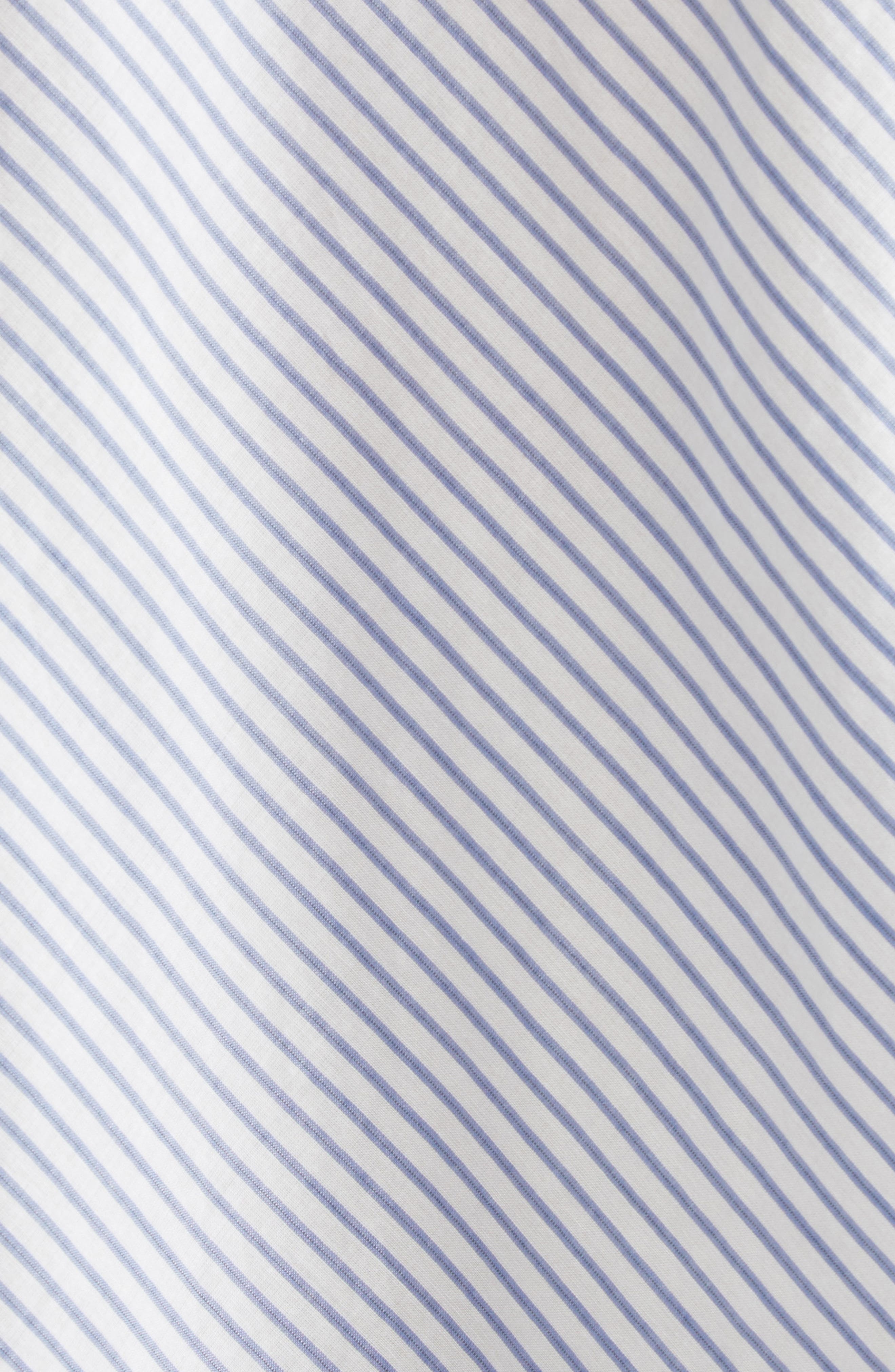MM6 Maison Margiela Deconstructed Cotton Poplin High-Low Button-Up Shirt in Off White at Nordstrom - 7