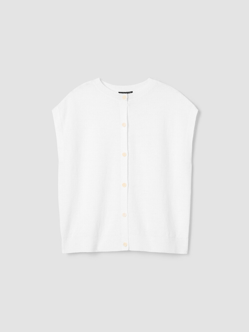 Organic Linen Cotton Vest 1
