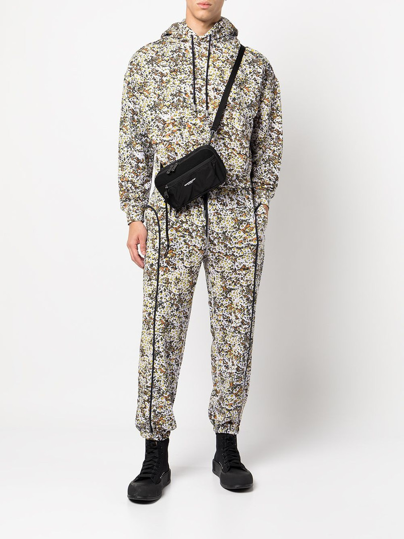 ECKHAUS LATTA graphic-print fleece sweatpants outlook