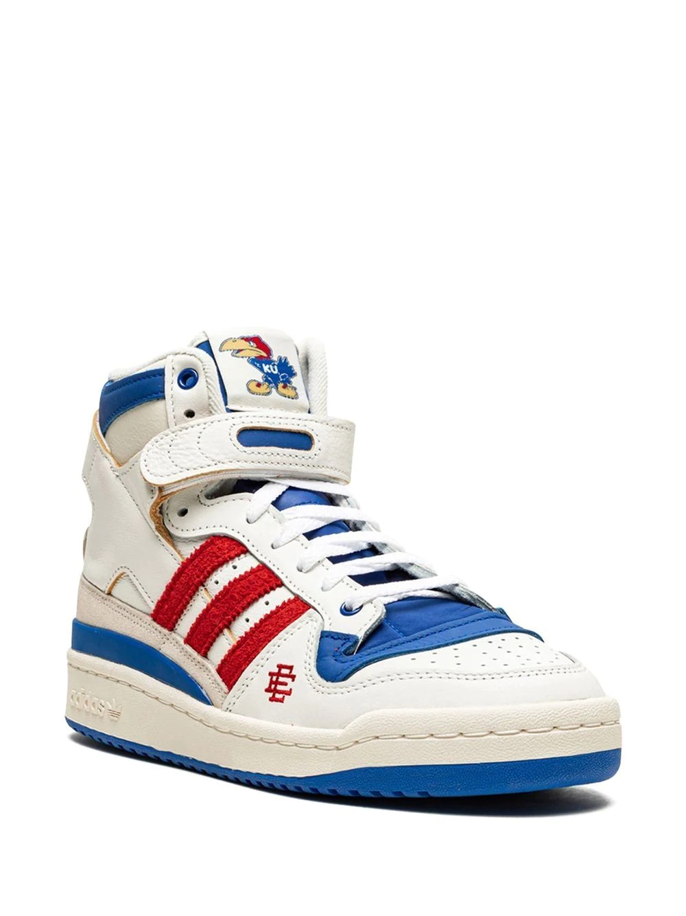 x Eric Emanuel Forum 84 High "Midnight Madness/Kansas Jayhawks" sneakers - 2