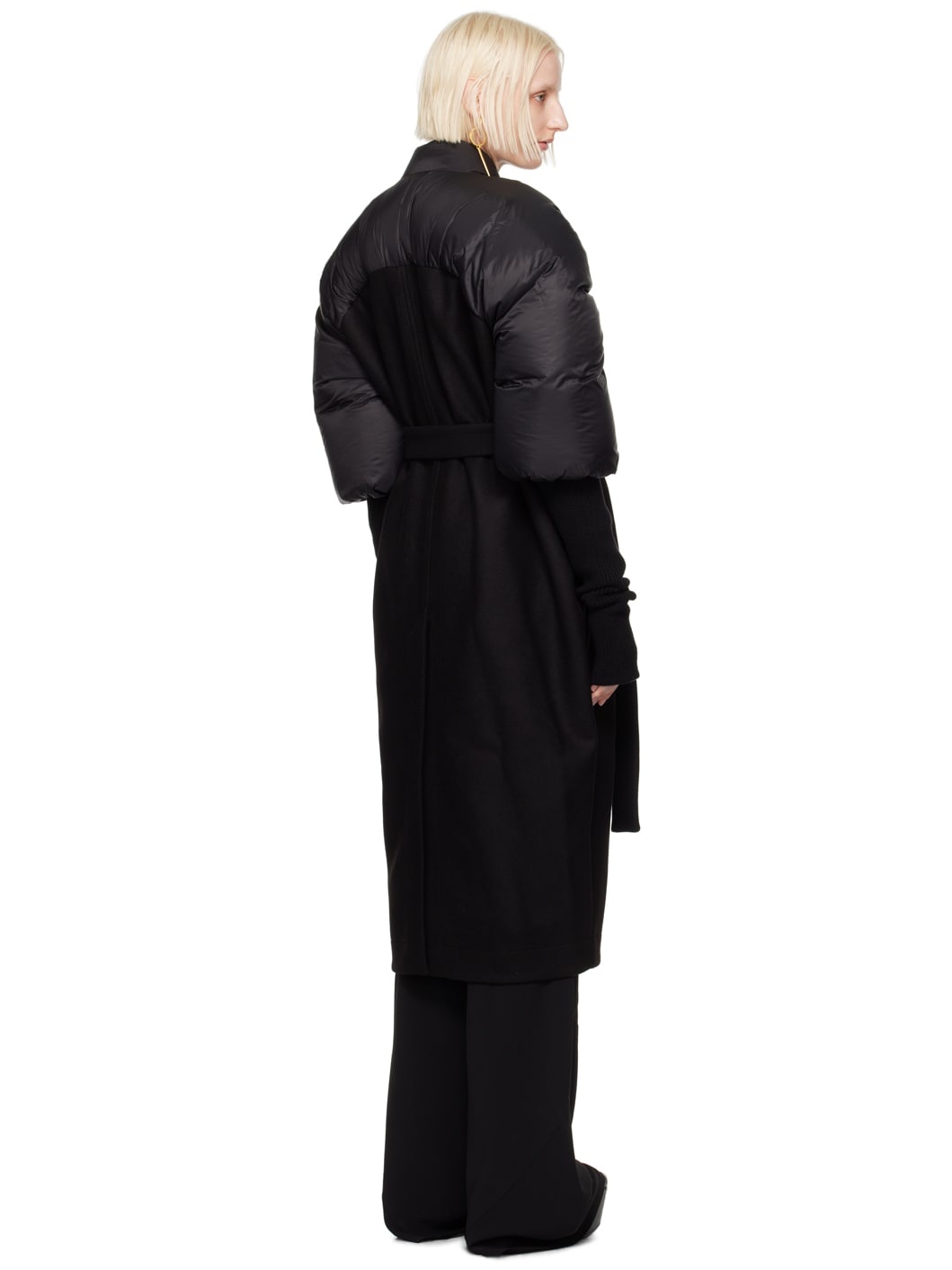 Black Porterville Duvetina Down Coat - 3