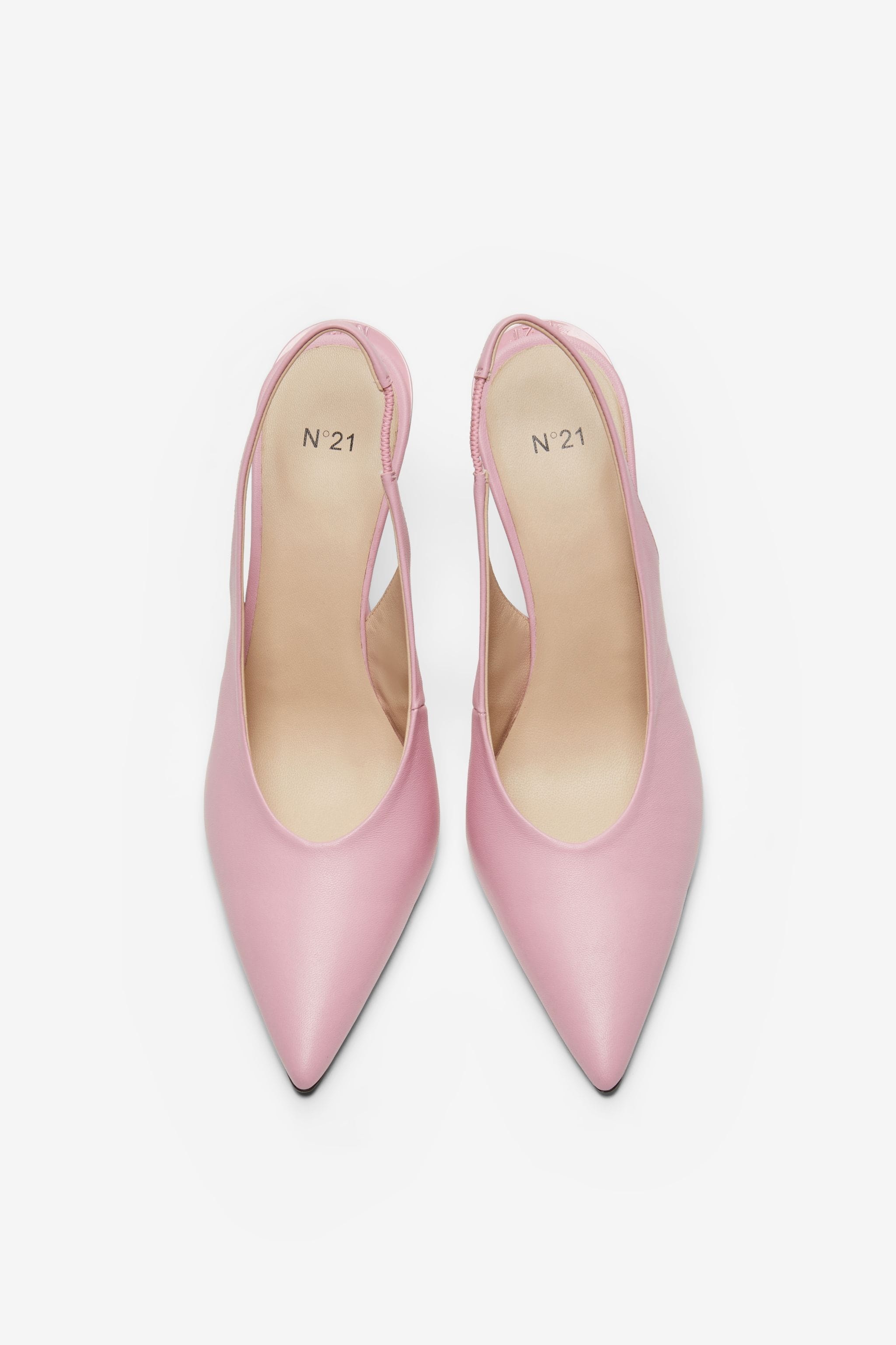 SLINGBACK LEATHER PUMPS - 2