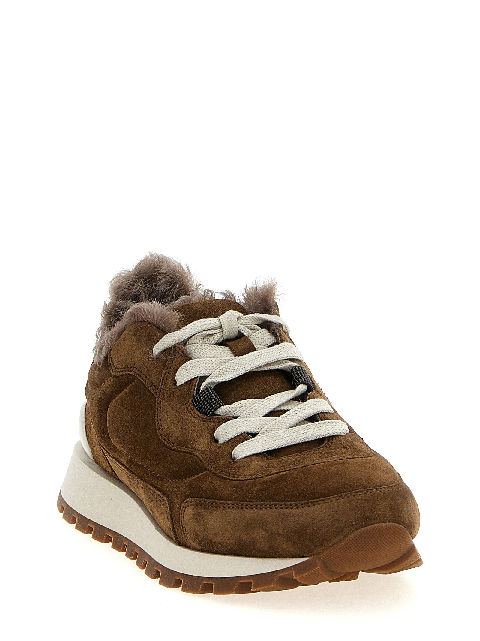 Monile Suede Sneakers Brown - 2