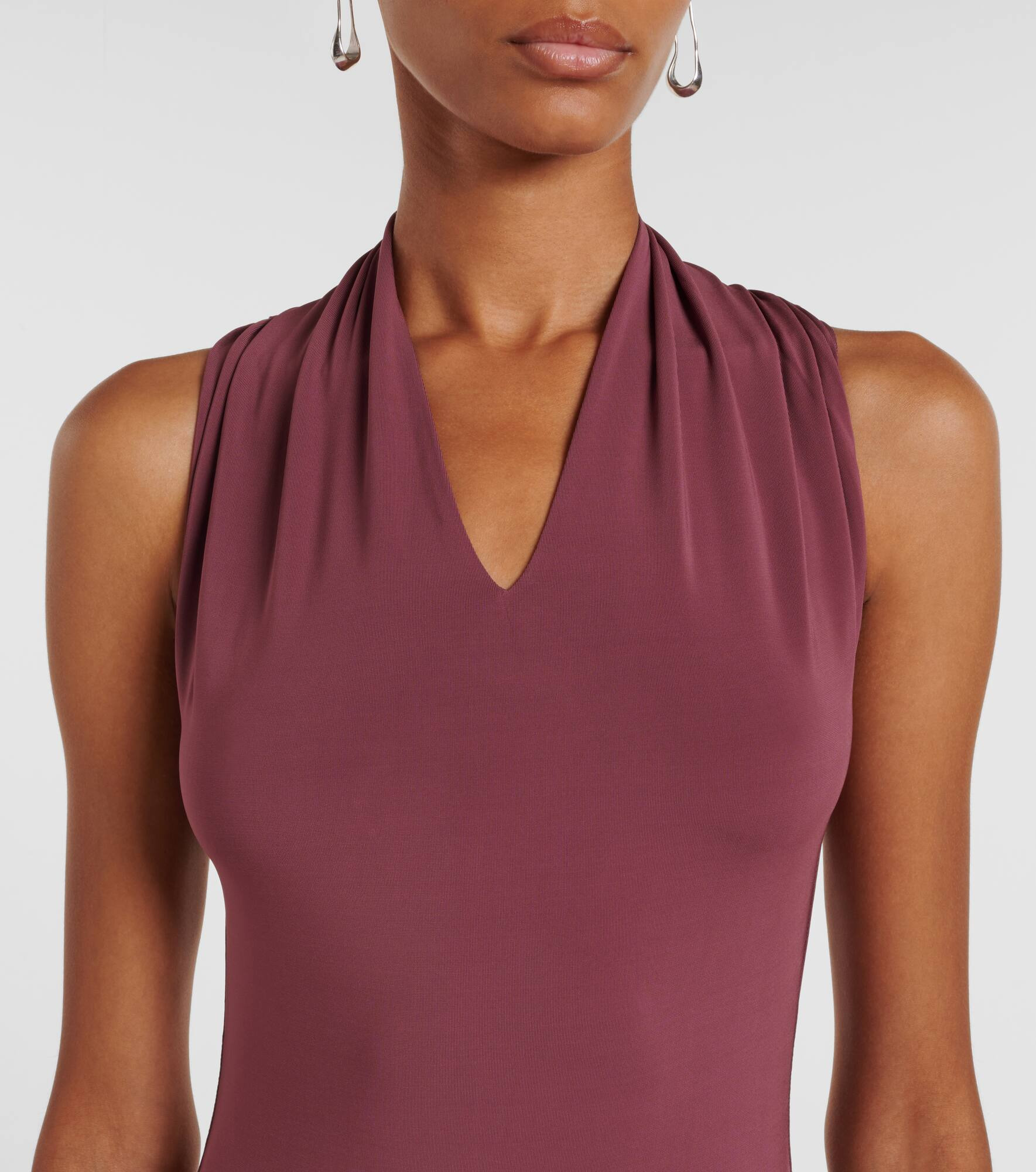 Vina crêpe maxi dress - 4
