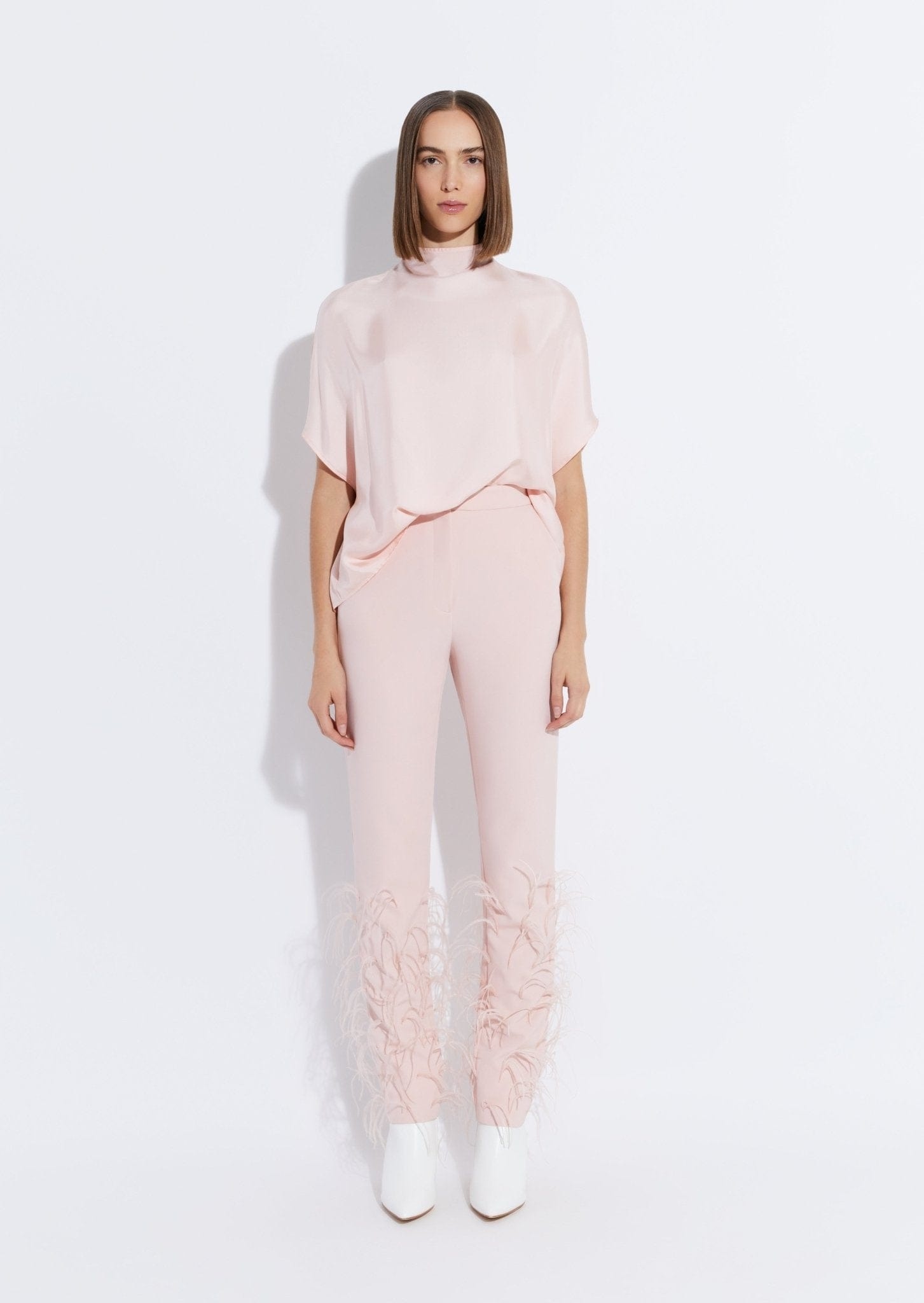 Silky Twill Cape Tee - 2