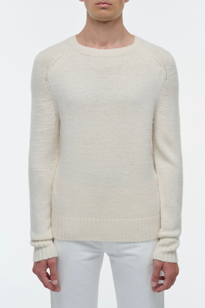 GABRIELA HEARST Norwich Knit Sweater in Ivory Cashmere outlook