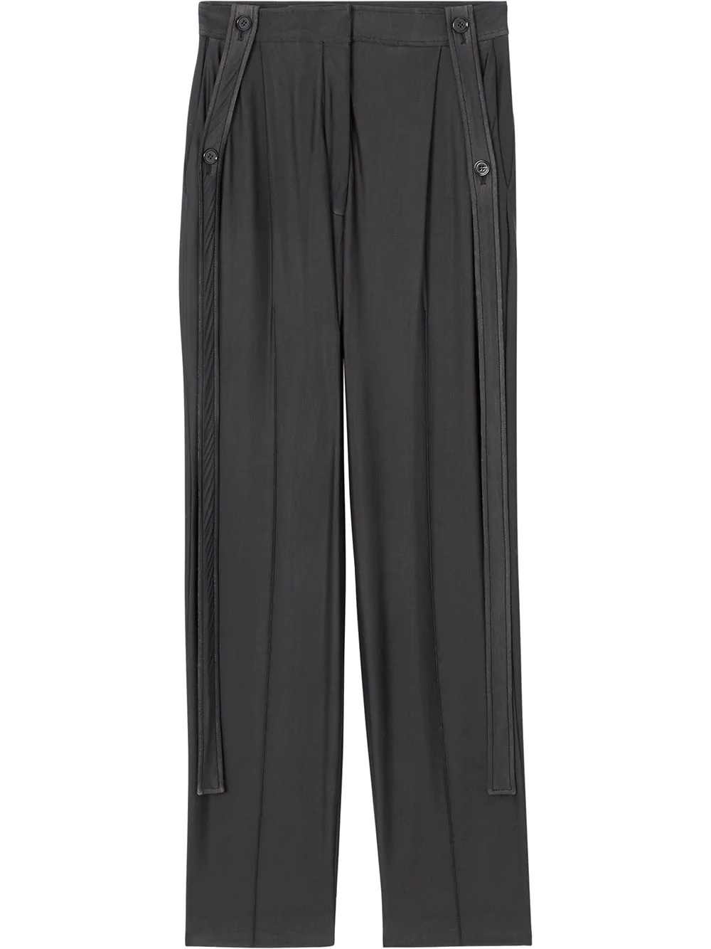 strap detail tailored trousers - 1