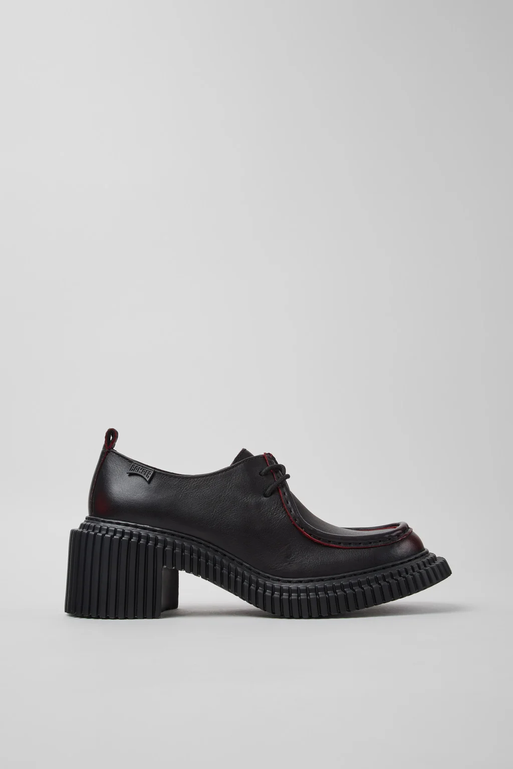 Pix London Black Leather Shoes for Women. - 1